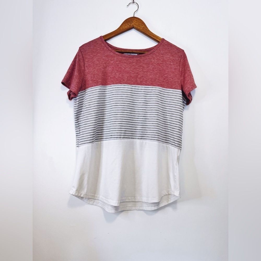 YunJey Colour Blocked Super Soft T-Shirt